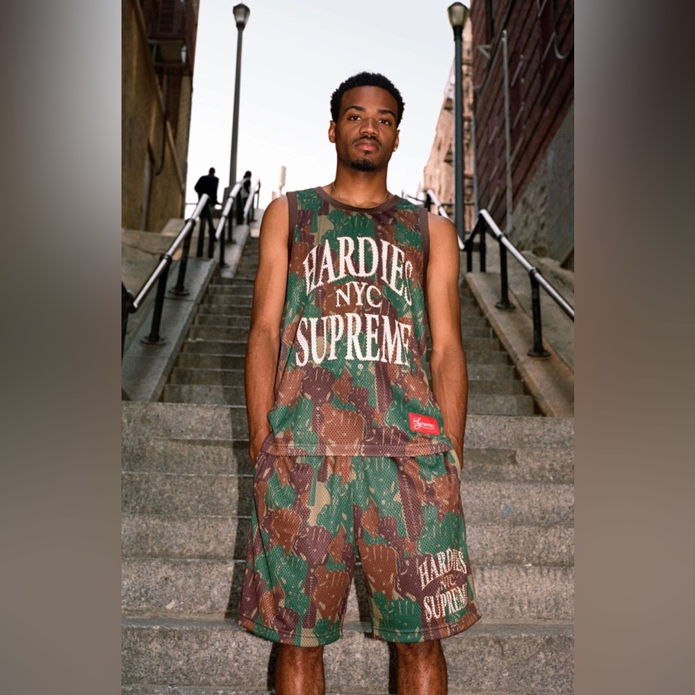 Supreme/Hardies Basketball Jersey Green (2023)